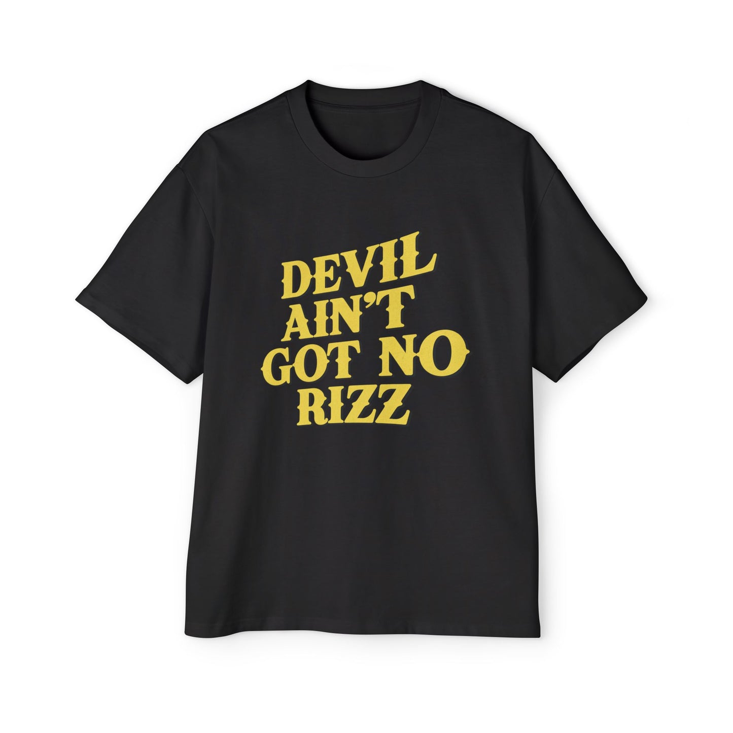 Devil Ain't Got No Rizz Heavy Oversized Tee