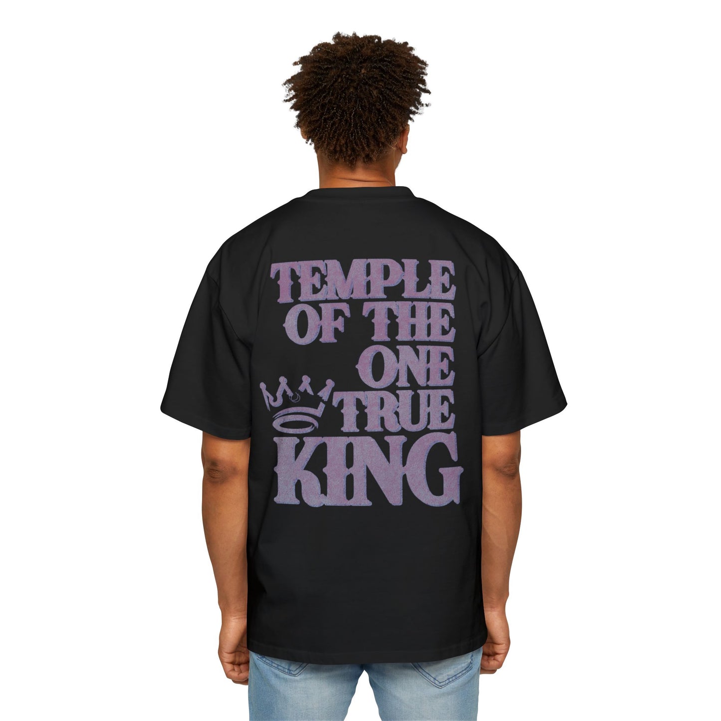 Temple of the One Tru King Heavy Oversized Tee