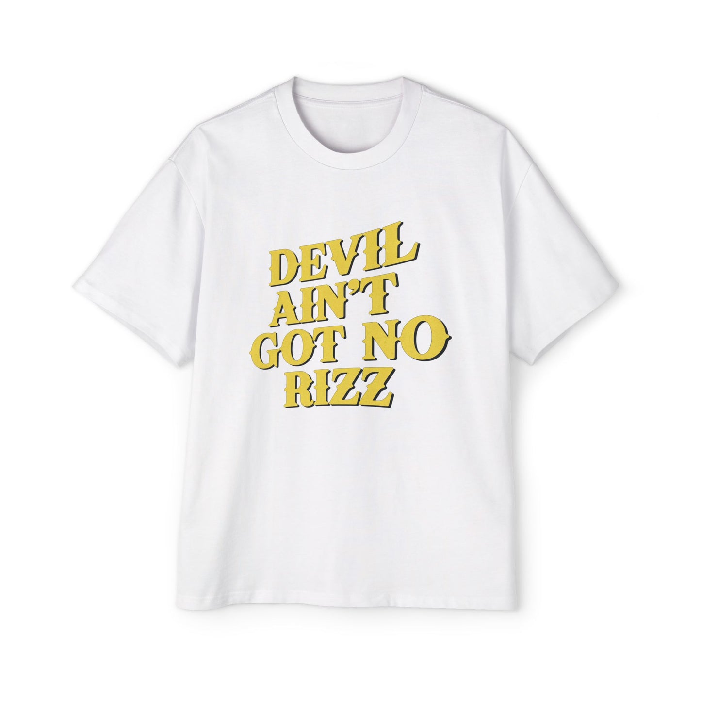 Devil Ain't Got No Rizz Heavy Oversized Tee