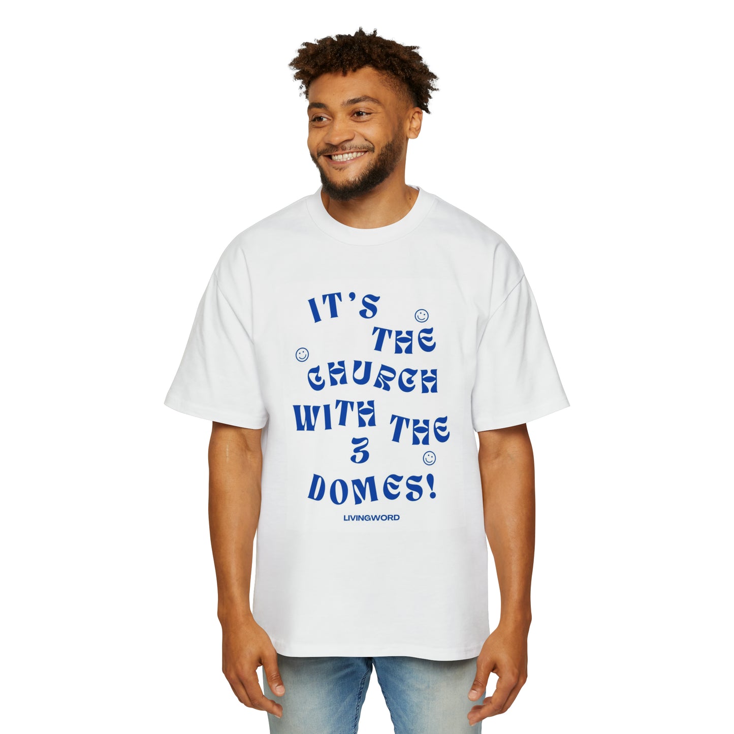 3 Domes Tee - Men's Heavy Oversized Tee